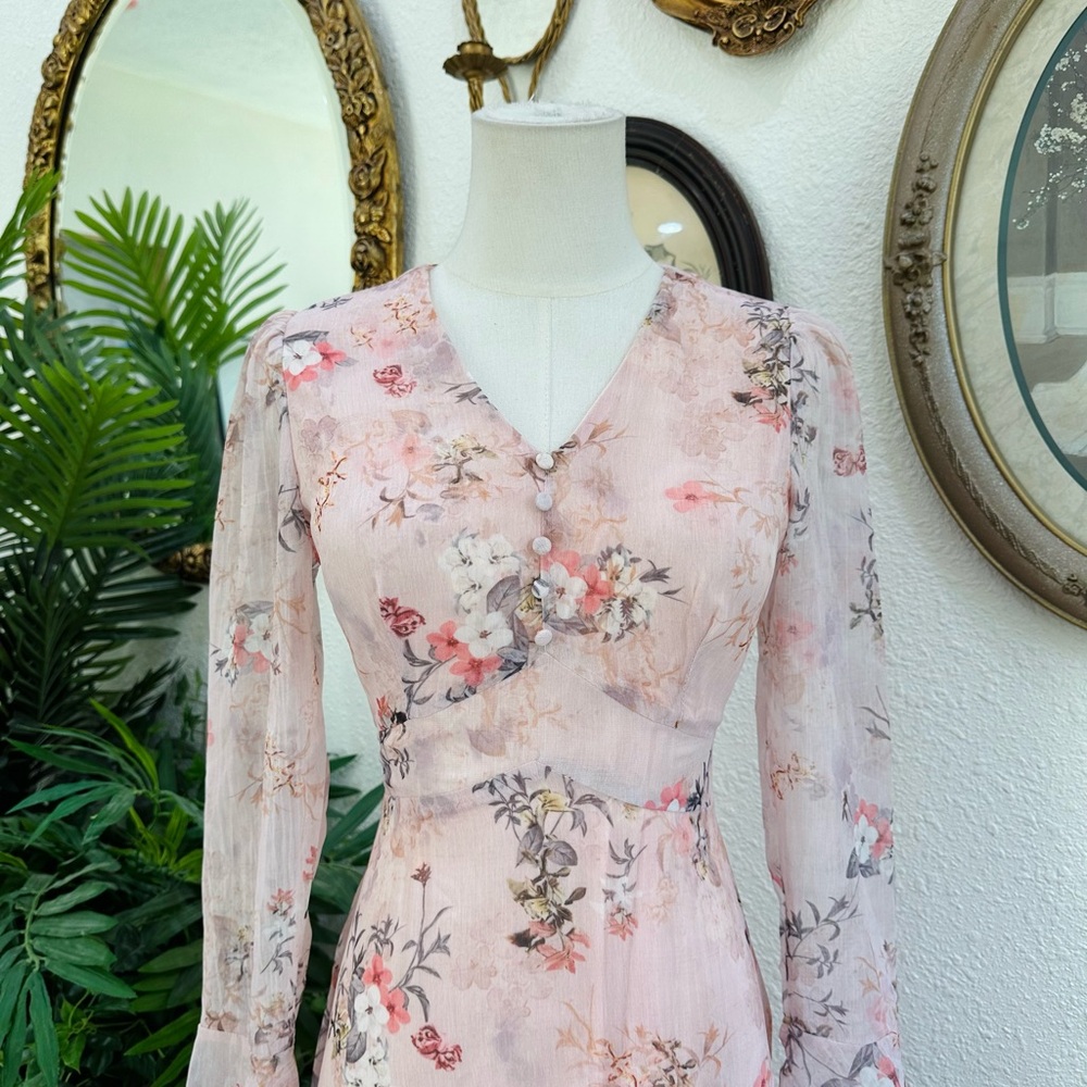 Floral Pink Dress - Picture 5 of 6